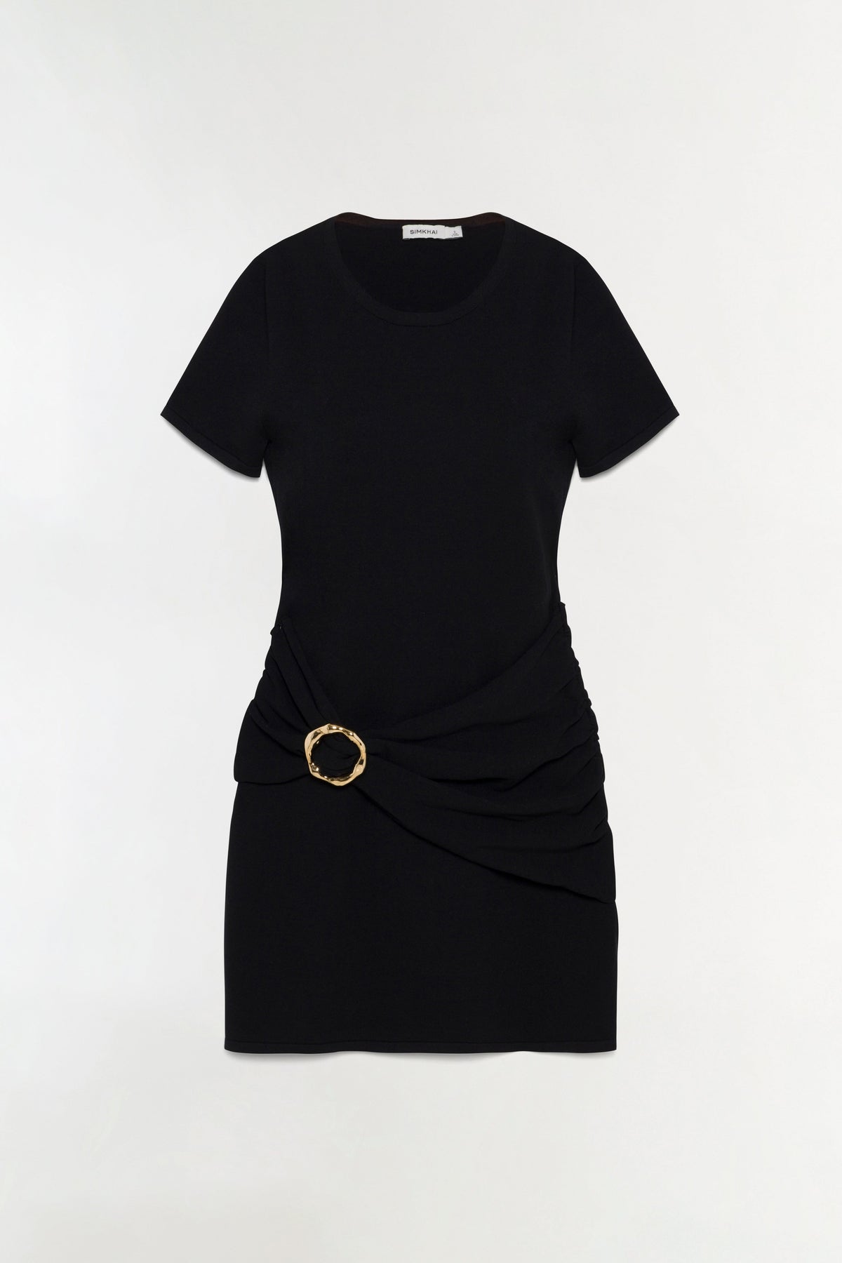 Leni Draped Knit Mini Dress
