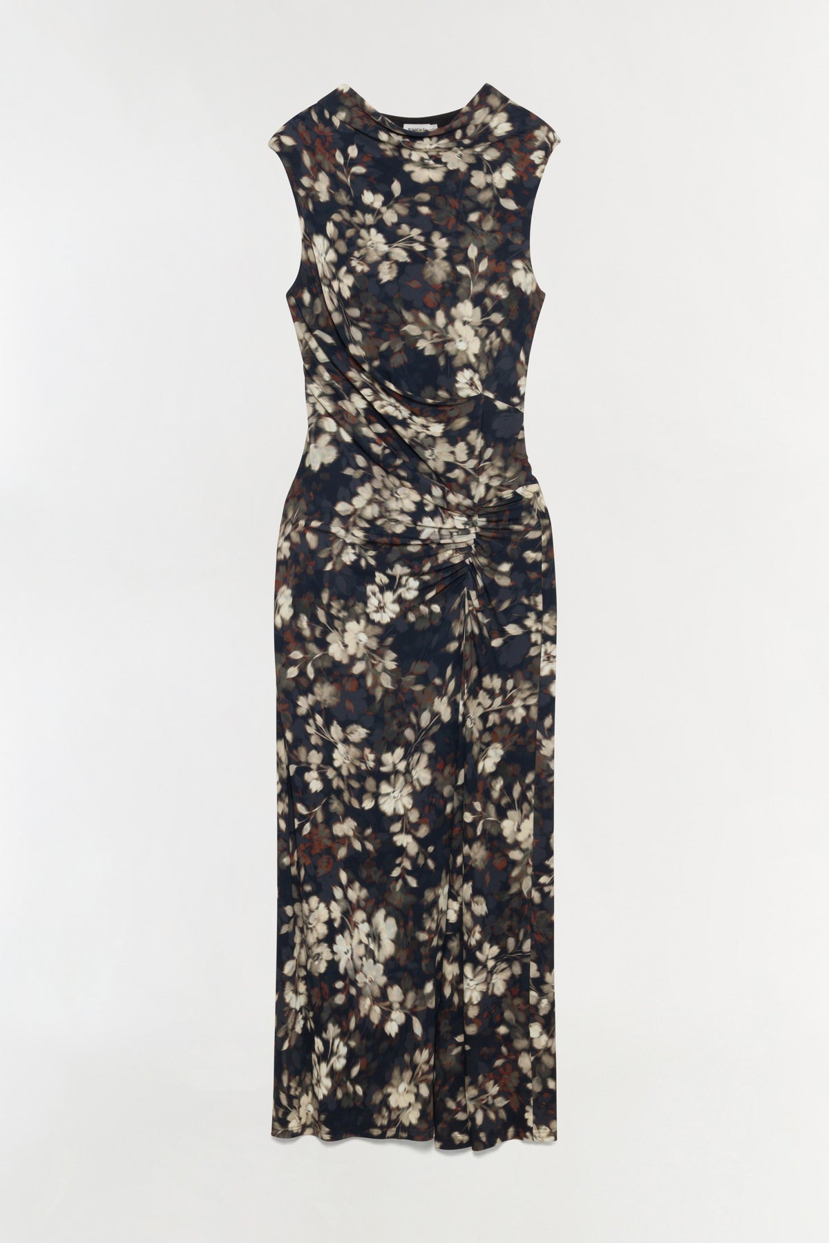 Acacia Draped Jersey Midi Dress