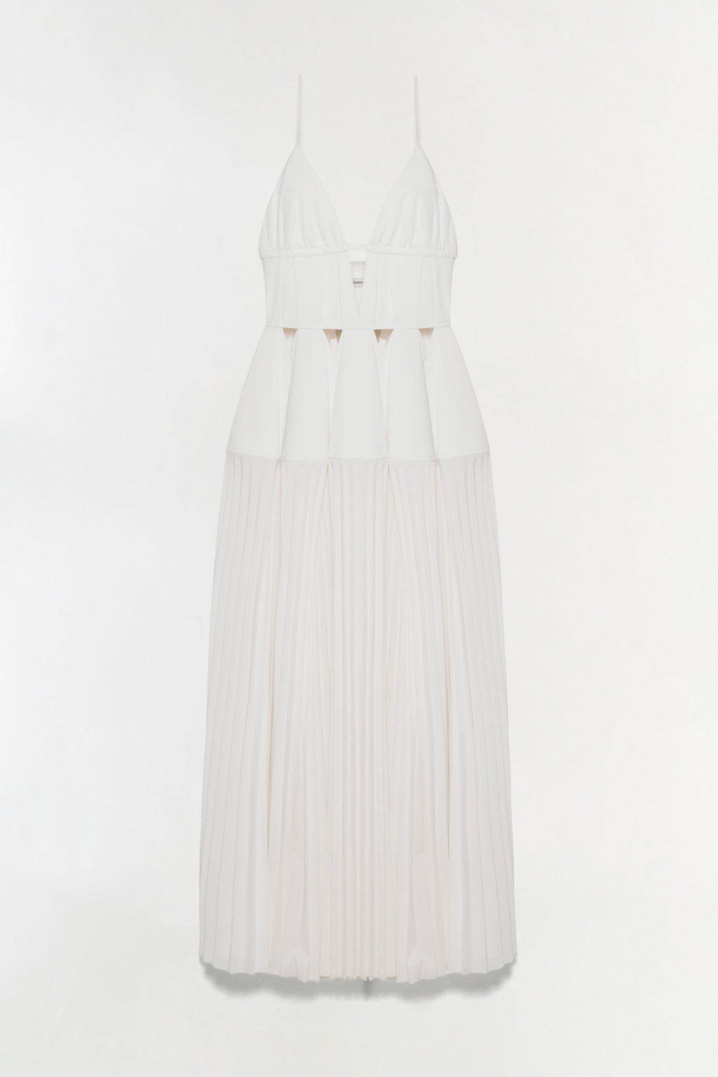 Selene Pleated Cotton Gown