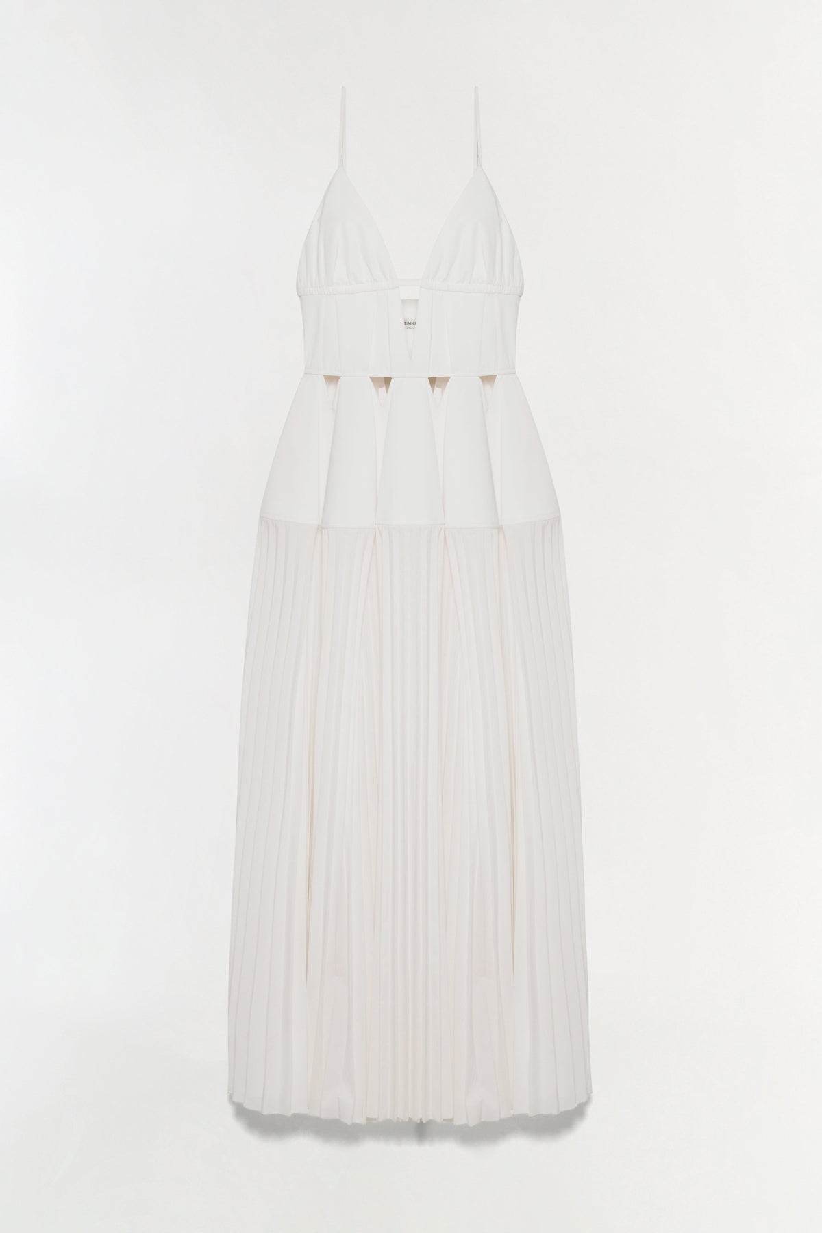 Selene Pleated Cotton Gown