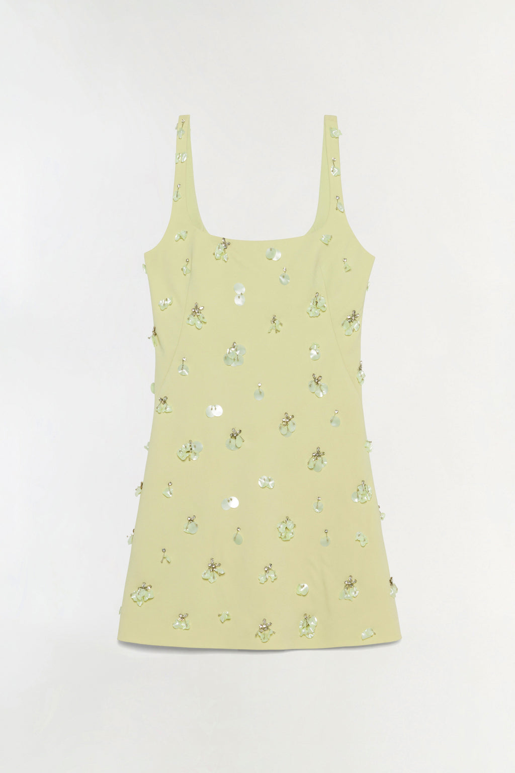 Ziva Embellished Crepe Mini Dress