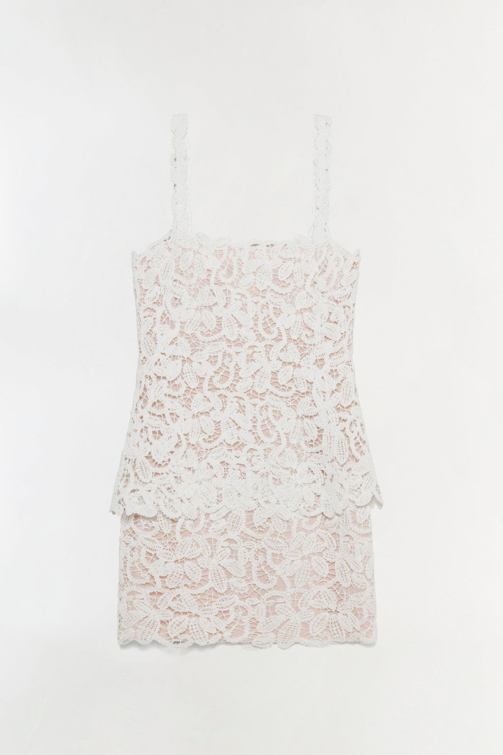 Rylin Floral Raffia Mini Dress