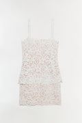Rylin Floral Raffia Mini Dress