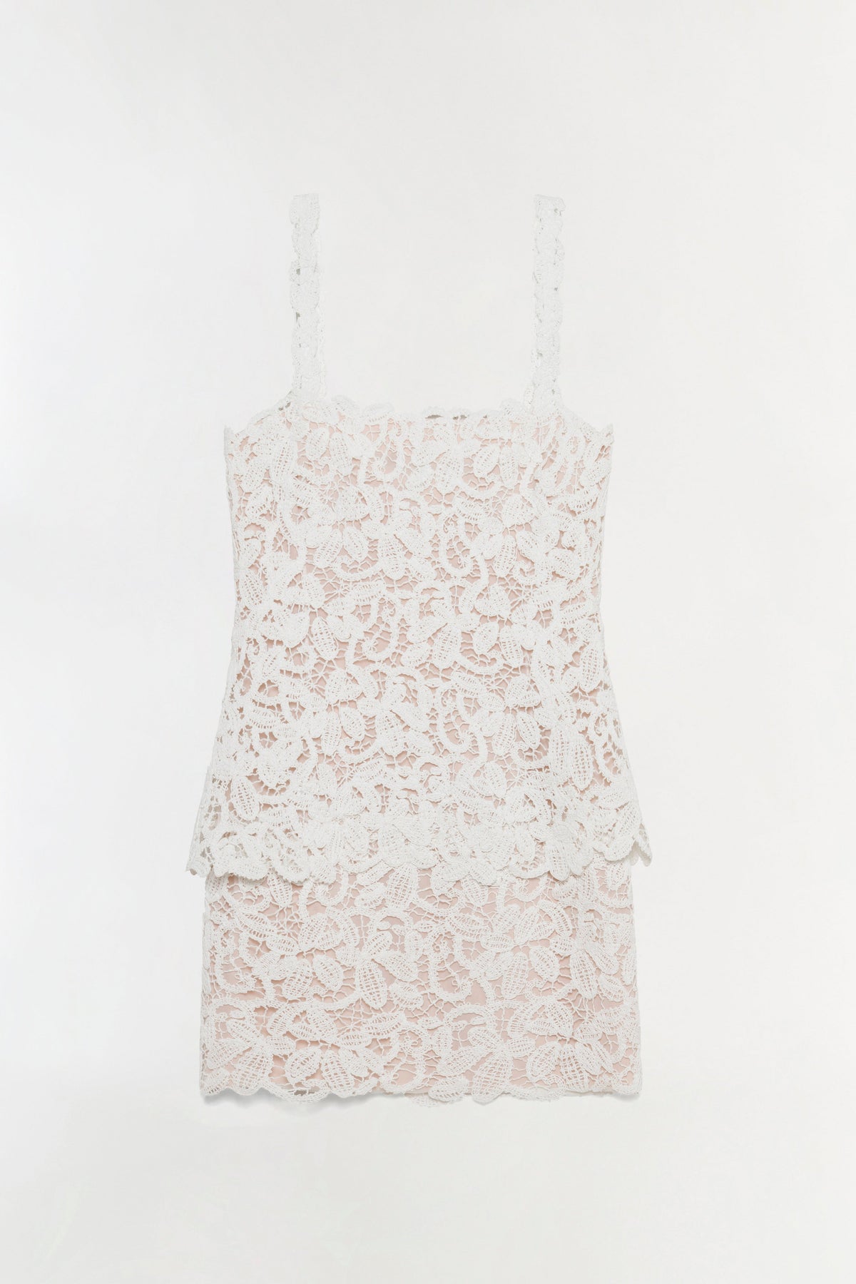 Rylin Floral Raffia Mini Dress