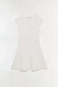 Evalynn Wavy Knit Mini Dress