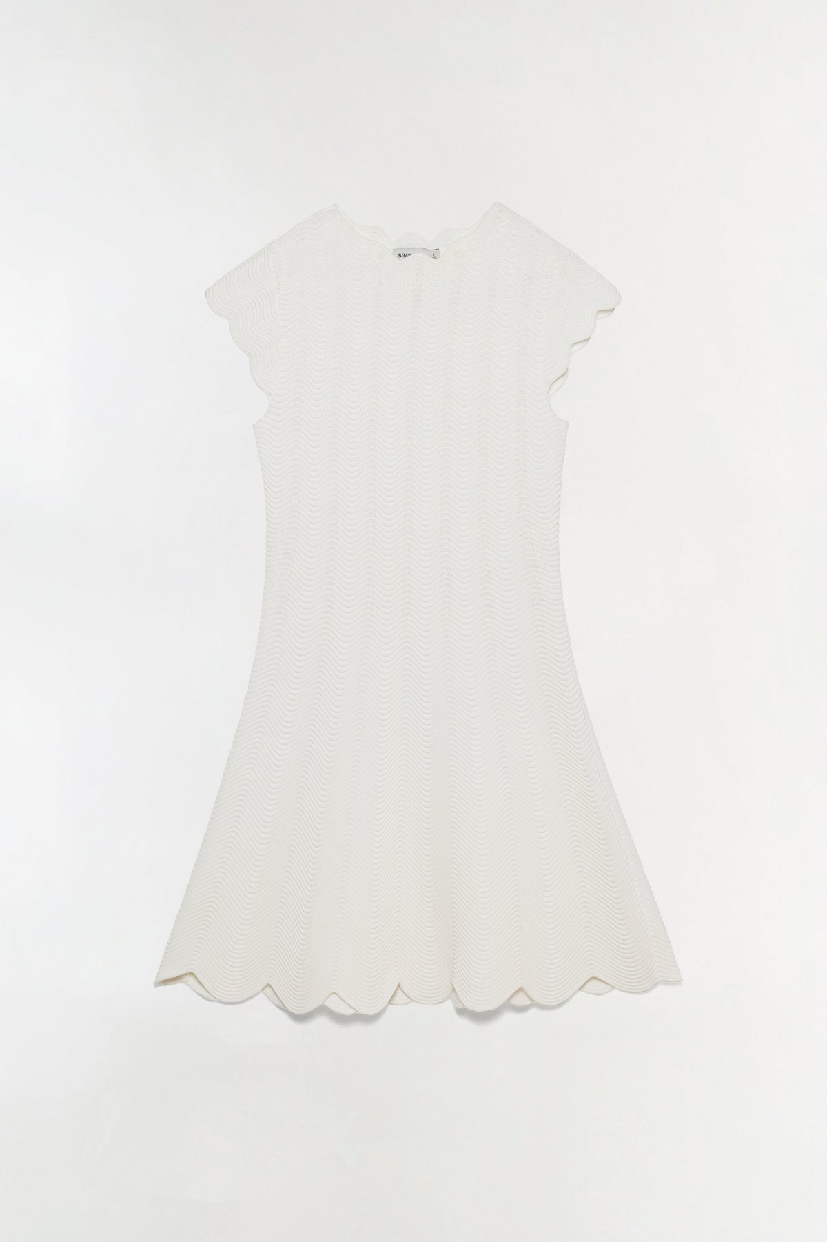 Evalynn Wavy Knit Mini Dress