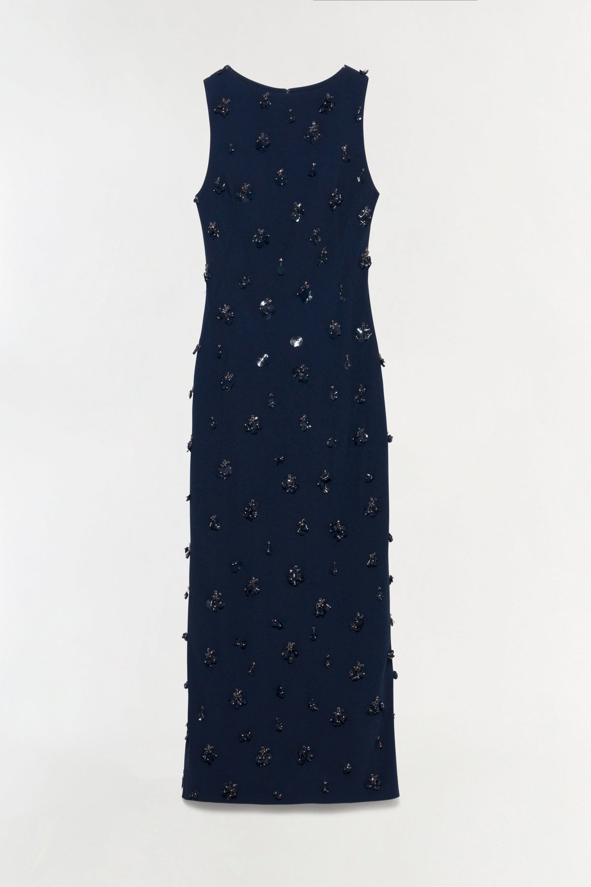 Claudia Embellished Crepe Midi Dress