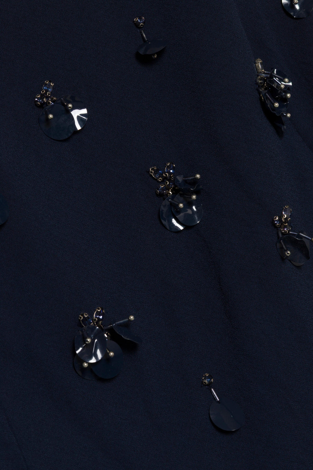 Claudia Embellished Crepe Midi Dress