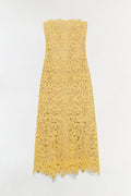 Sera Floral Raffia Bustier Midi Dress