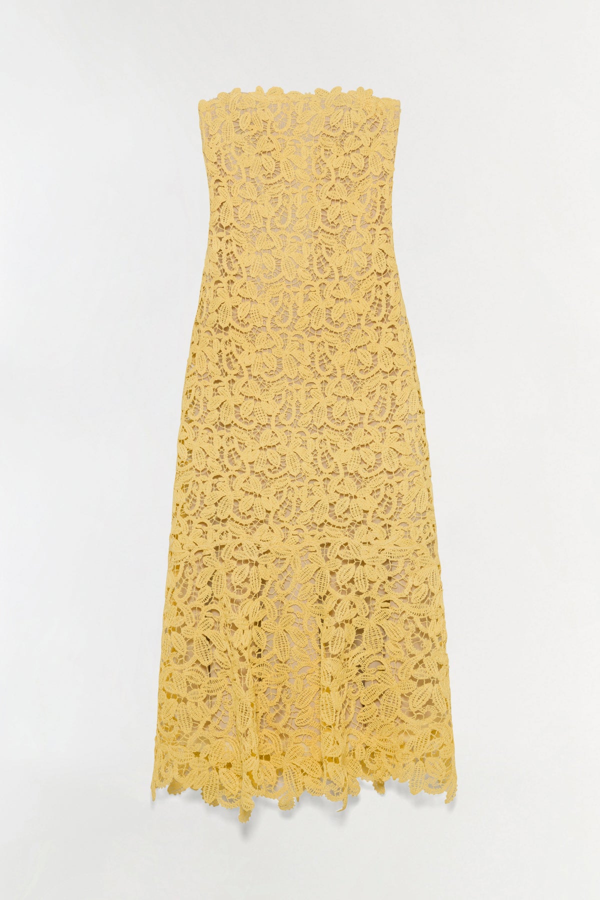 Sera Floral Raffia Bustier Midi Dress