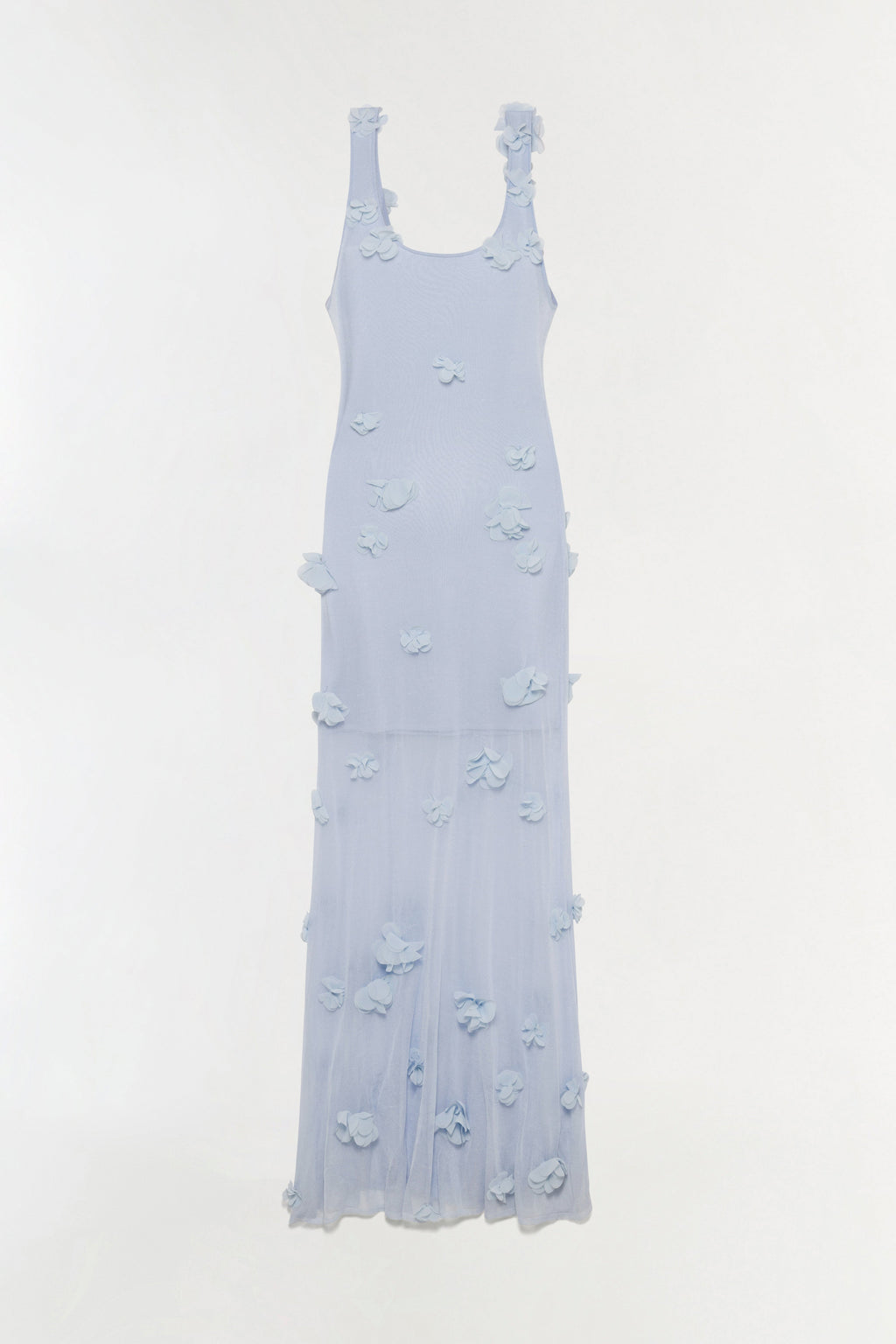 Ivi Floral Applique Midi Dress