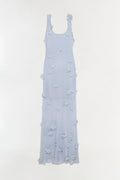Ivi Floral Applique Midi Dress