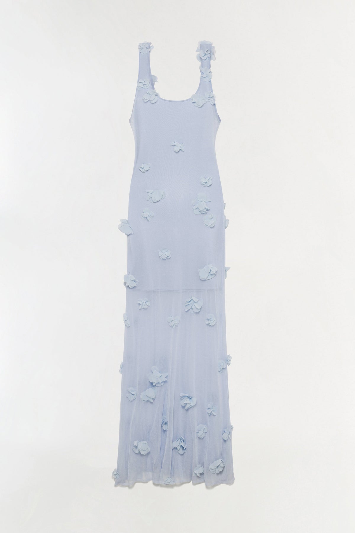 Ivi Floral Applique Midi Dress