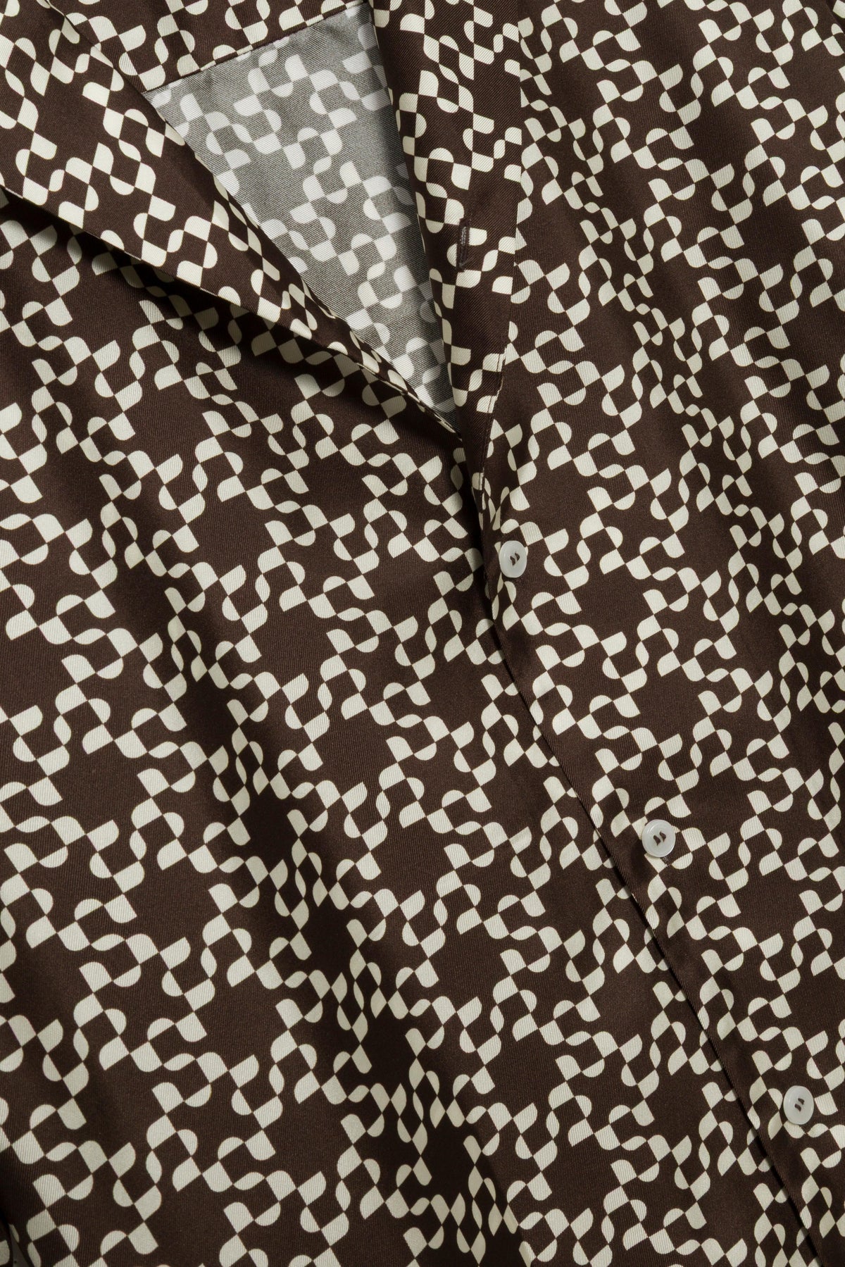Casper Printed Silk Shirt