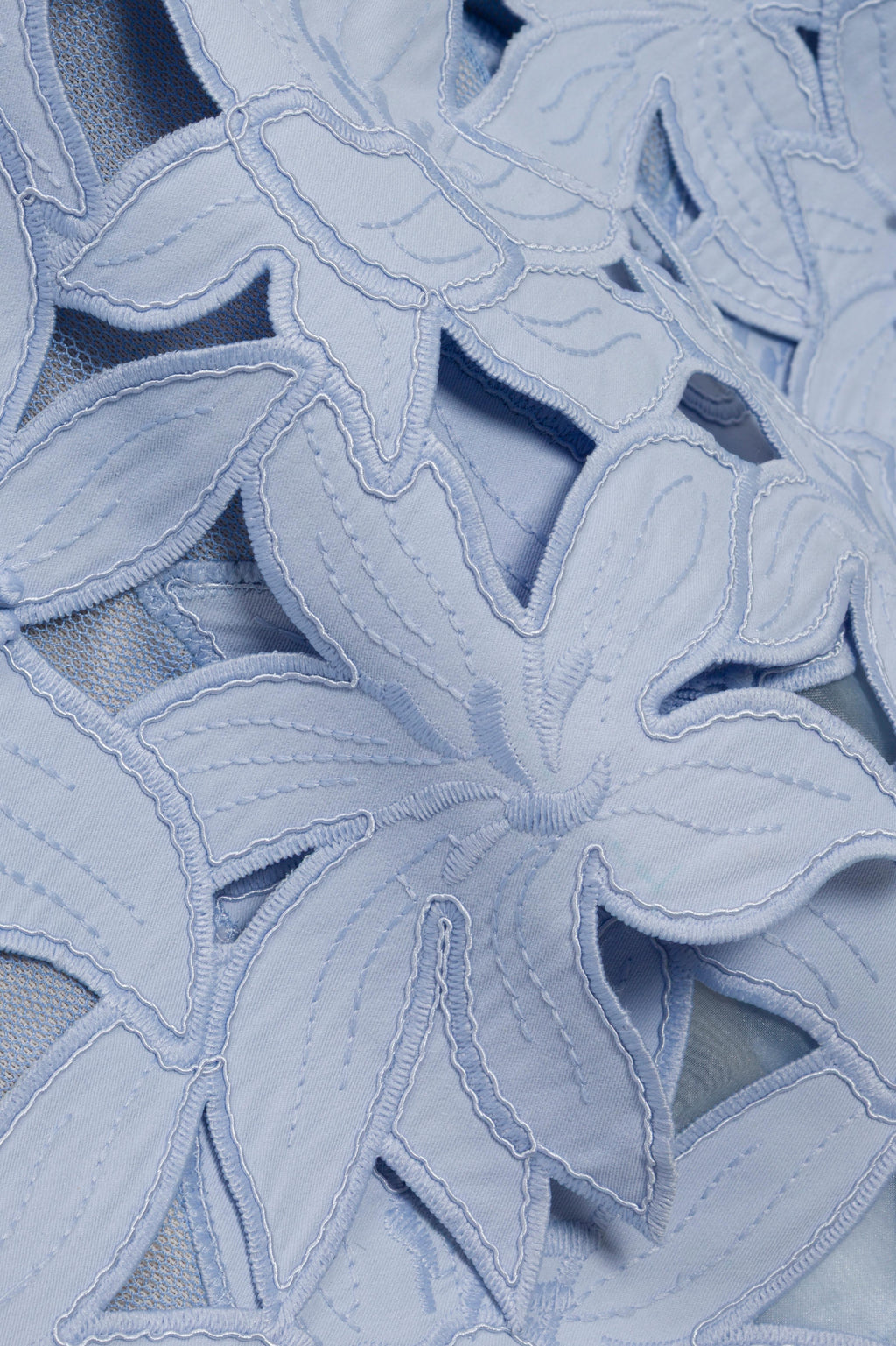Miri Embroidered Cotton Bustier Mini Dress