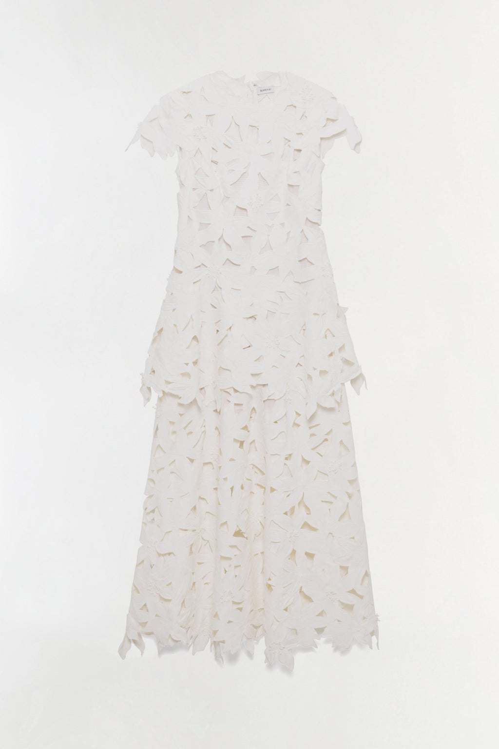 Neve Embroidered Cotton Midi Dress