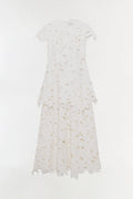Neve Embroidered Cotton Midi Dress