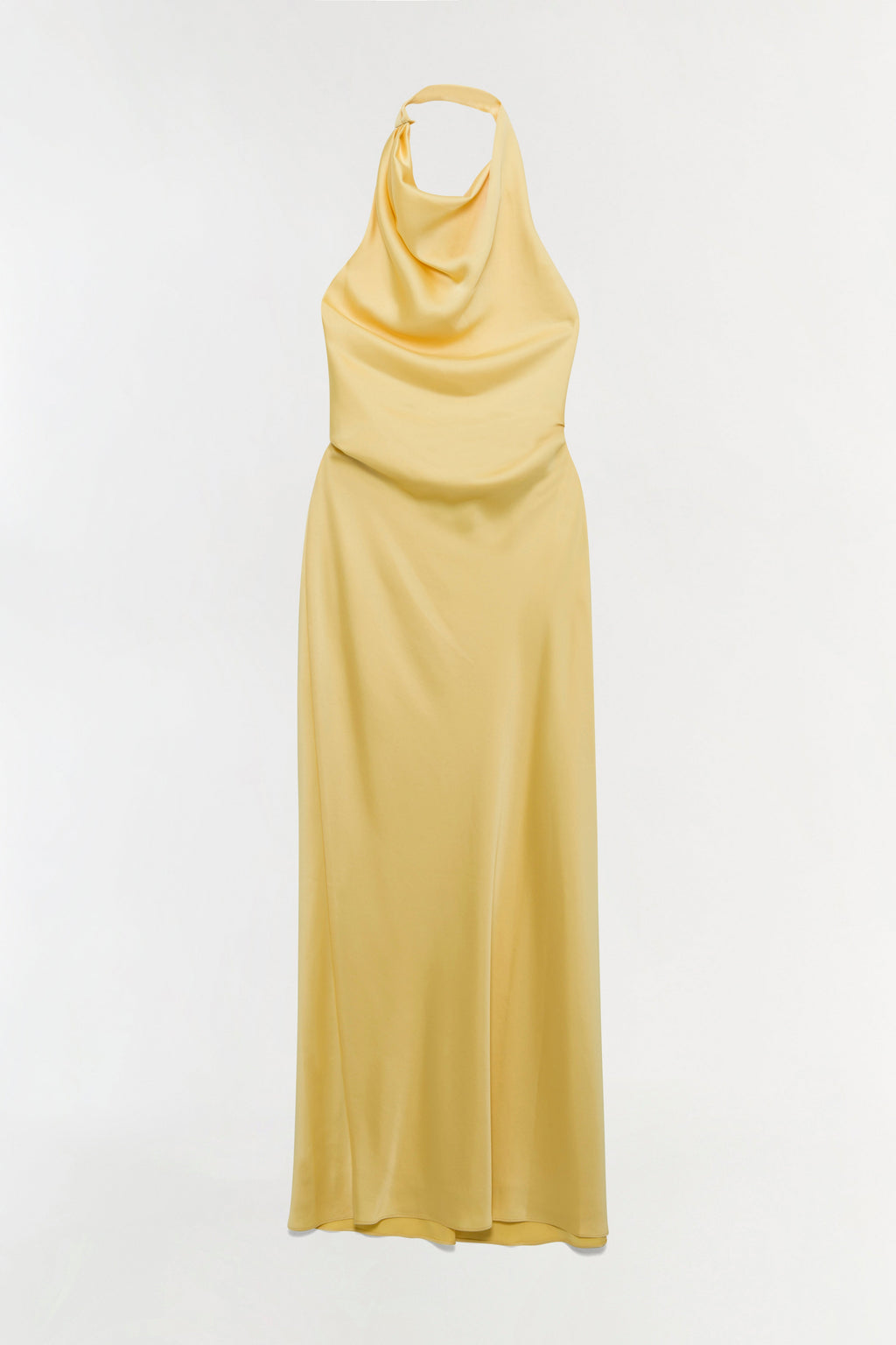 Reannon Draped Satin Gown