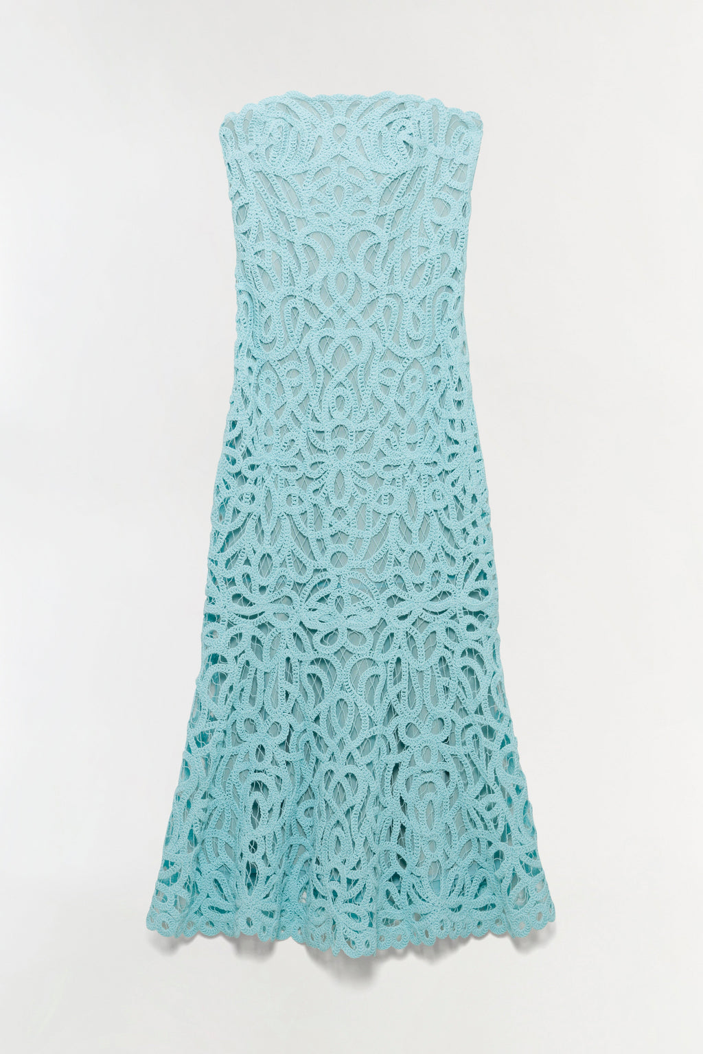 Clairis Lace Bustier Midi Dress