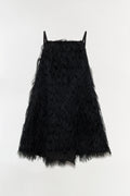 Kalla Fringe Jacquard Mini Dress