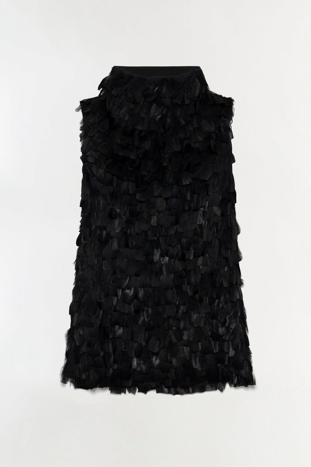 Karlene Feather Mini Dress