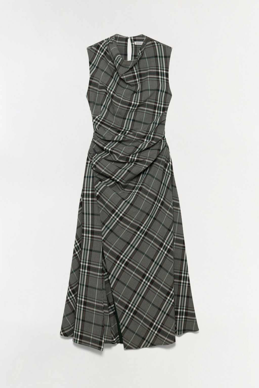 Burke Draped Midi Dress