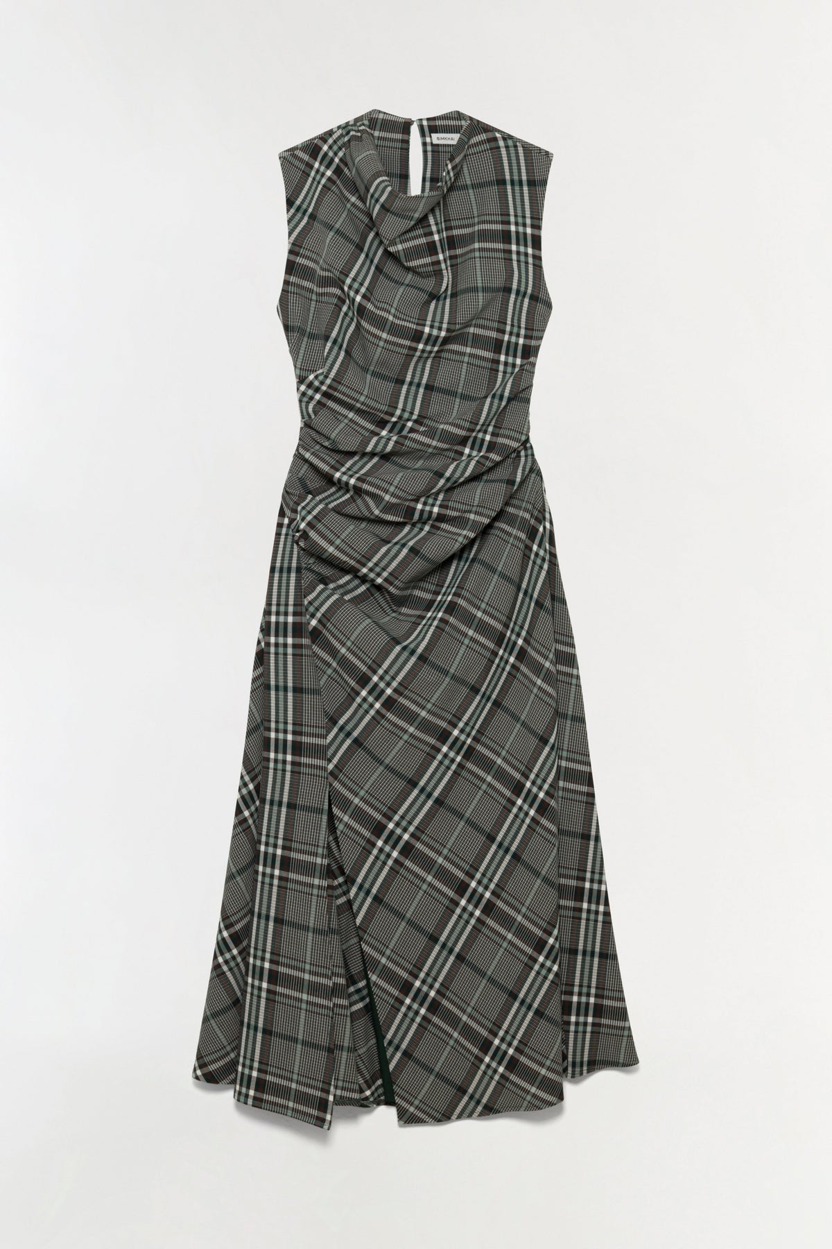 Burke Draped Midi Dress