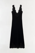 Zinnia Lace Cashmere Midi Dress