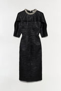 Ashleigh Embellished Satin Midi Dress