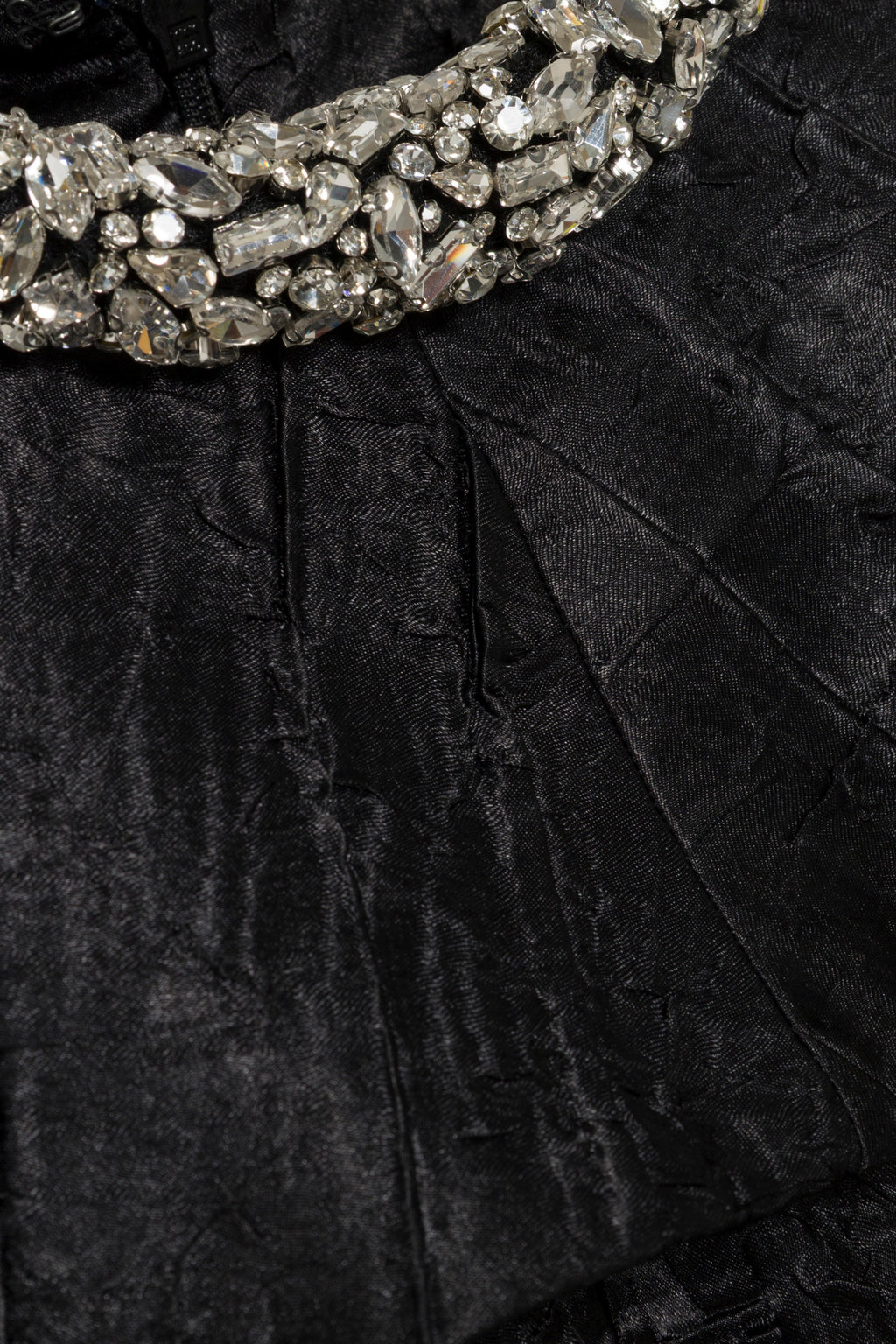 Ashleigh Embellished Satin Midi Dress
