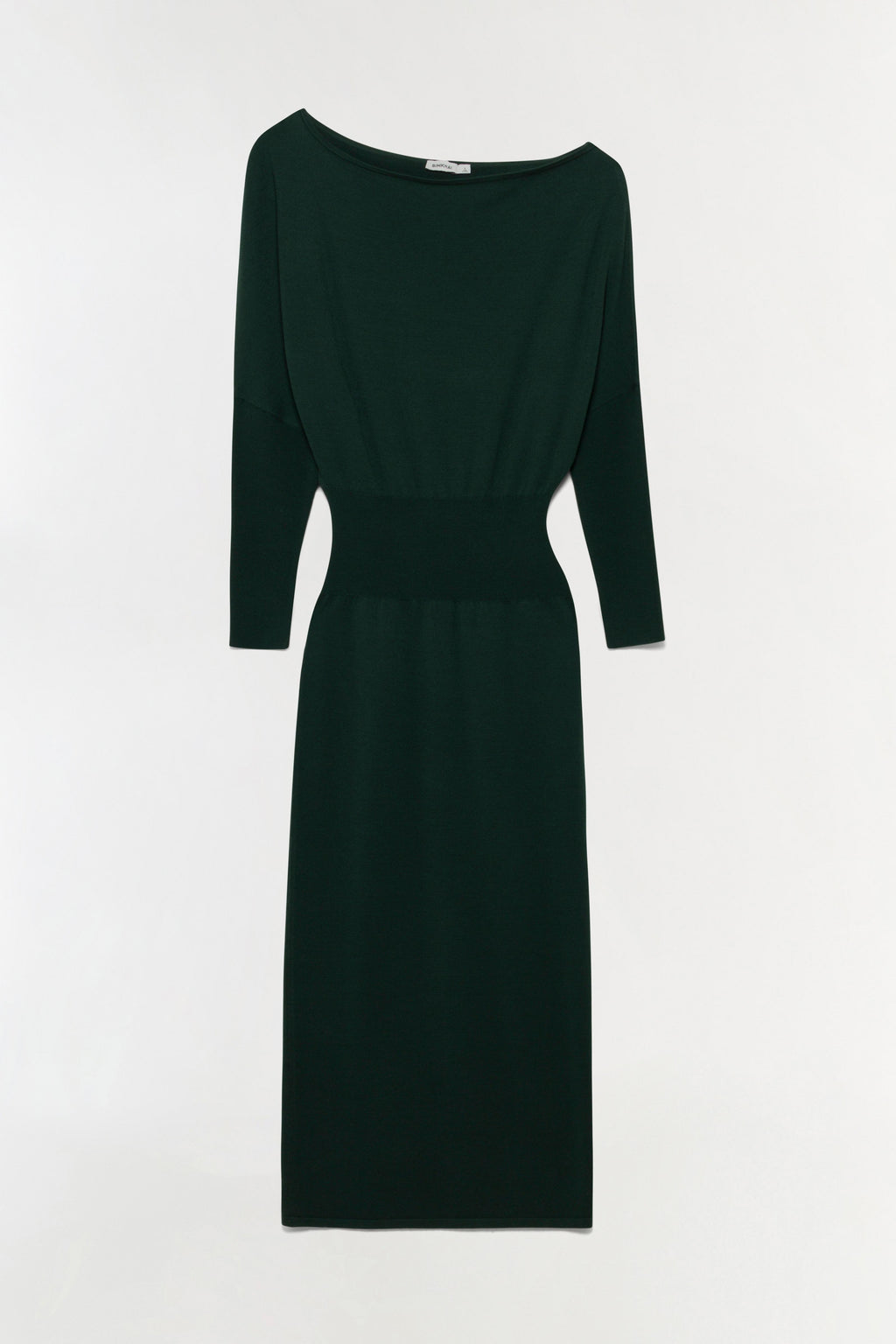 Janese Off Shoulder Knit Midi Dress