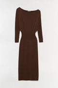 Janese Off Shoulder Knit Midi Dress