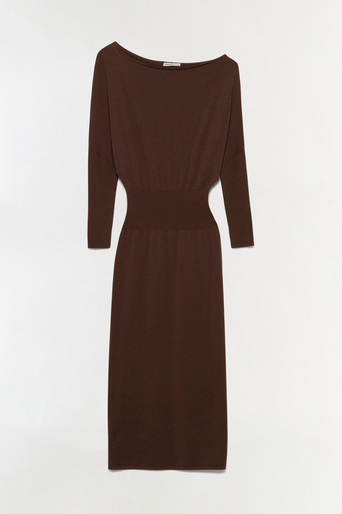 Janese Off Shoulder Knit Midi Dress
