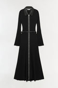 Ismelle Collared Knit Midi Dress