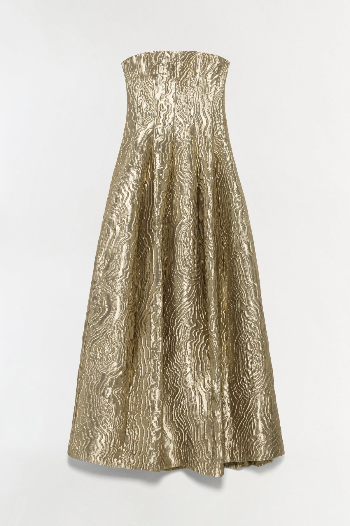 Celeste Metallic Jacquard Gown