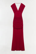 Norvelle Draped Jersey Gown