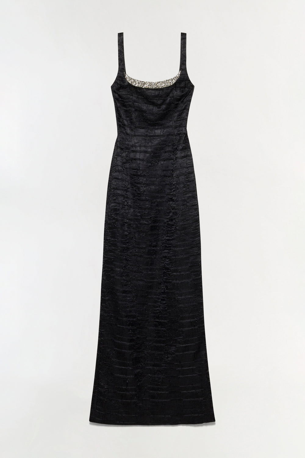 Martina Embellished Satin Gown