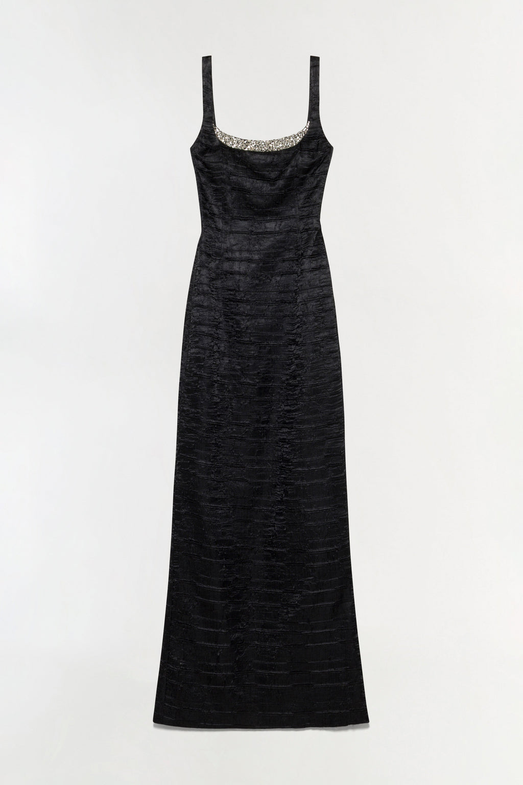Martina Embellished Satin Gown