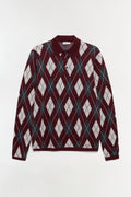 Callum Cashmere Argyle Polo