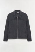 Sterling Zip Front Wool Jacket