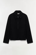 Quinn Zip Front Wool Jacket