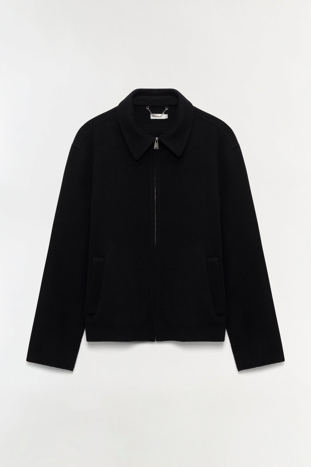 Quinn Zip Front Wool Jacket