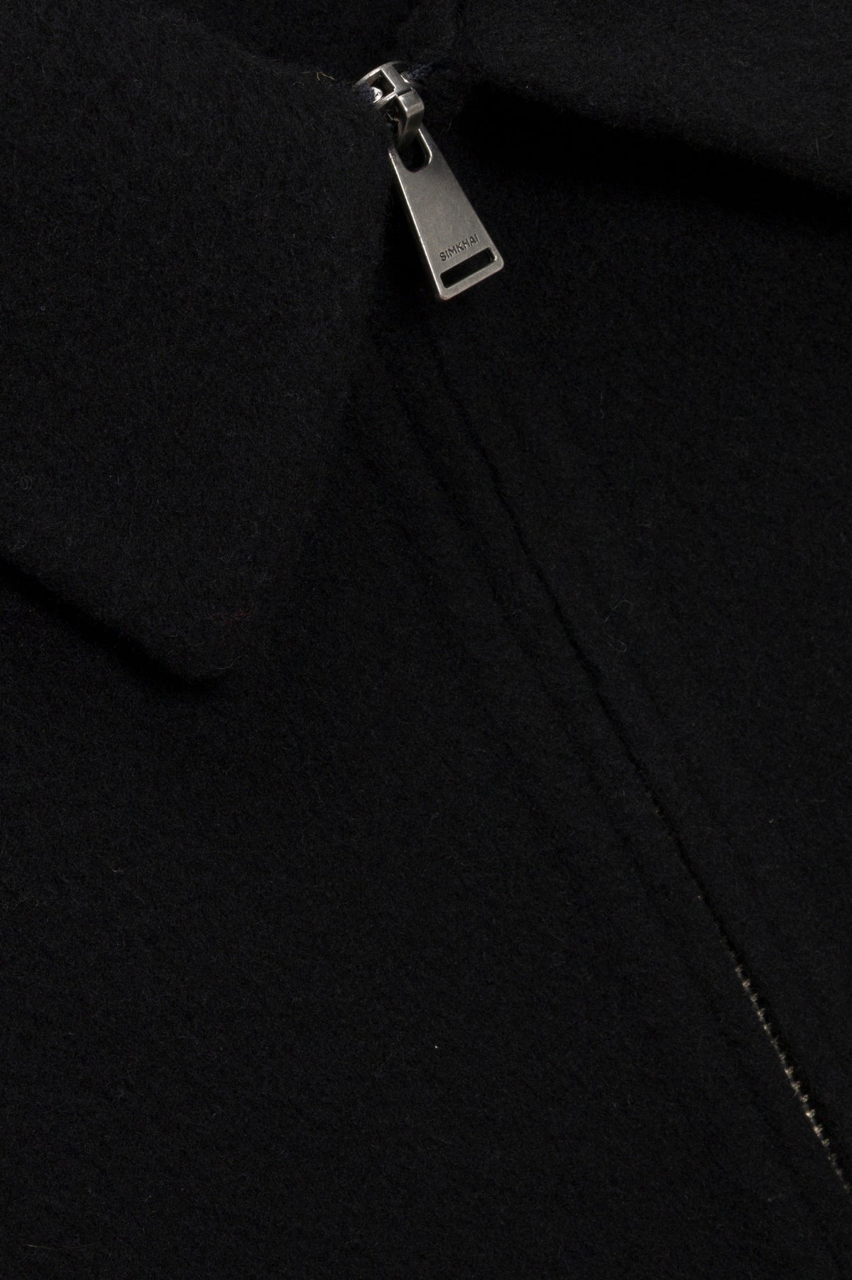 Quinn Zip Front Wool Jacket