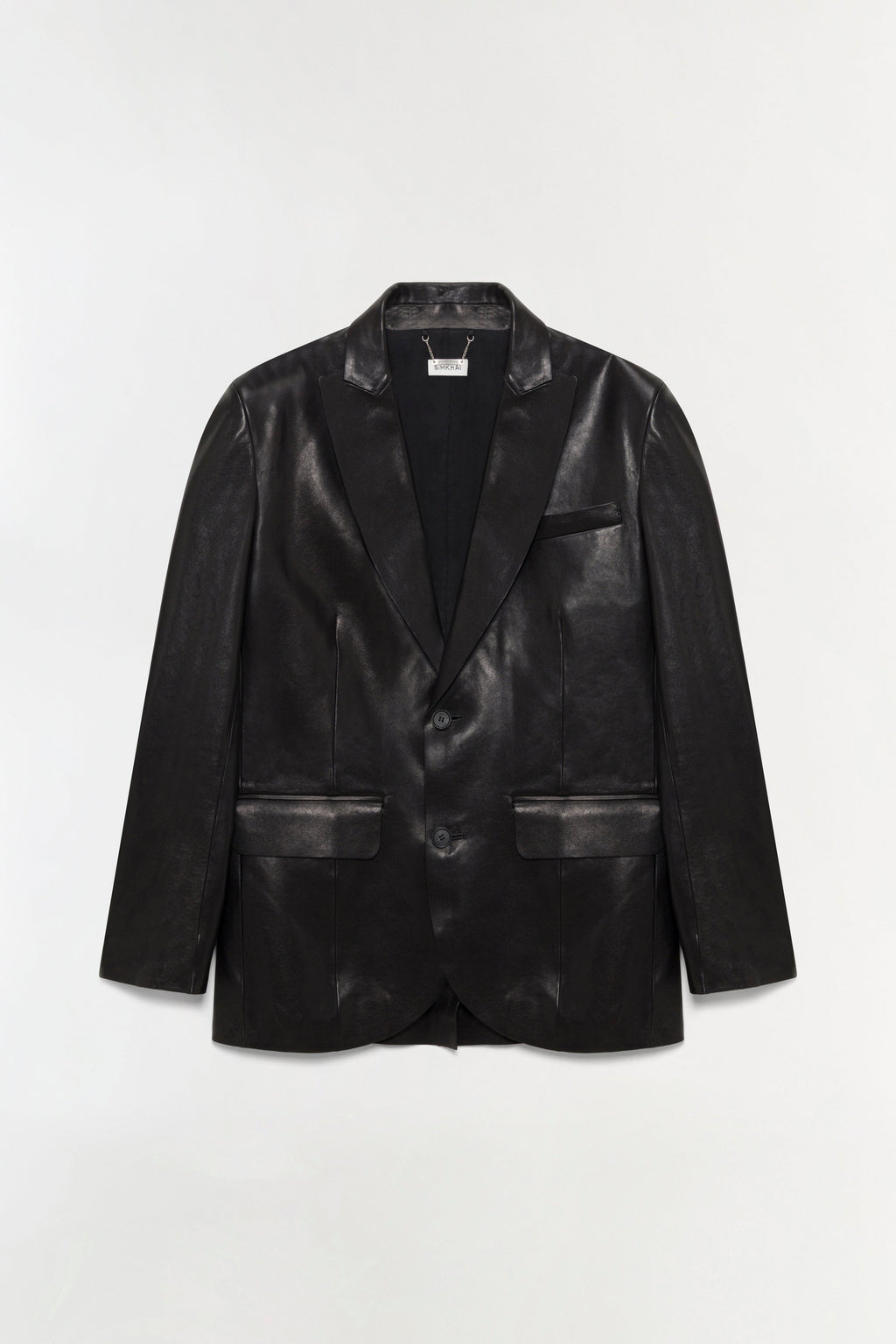 Linden Leather Blazer