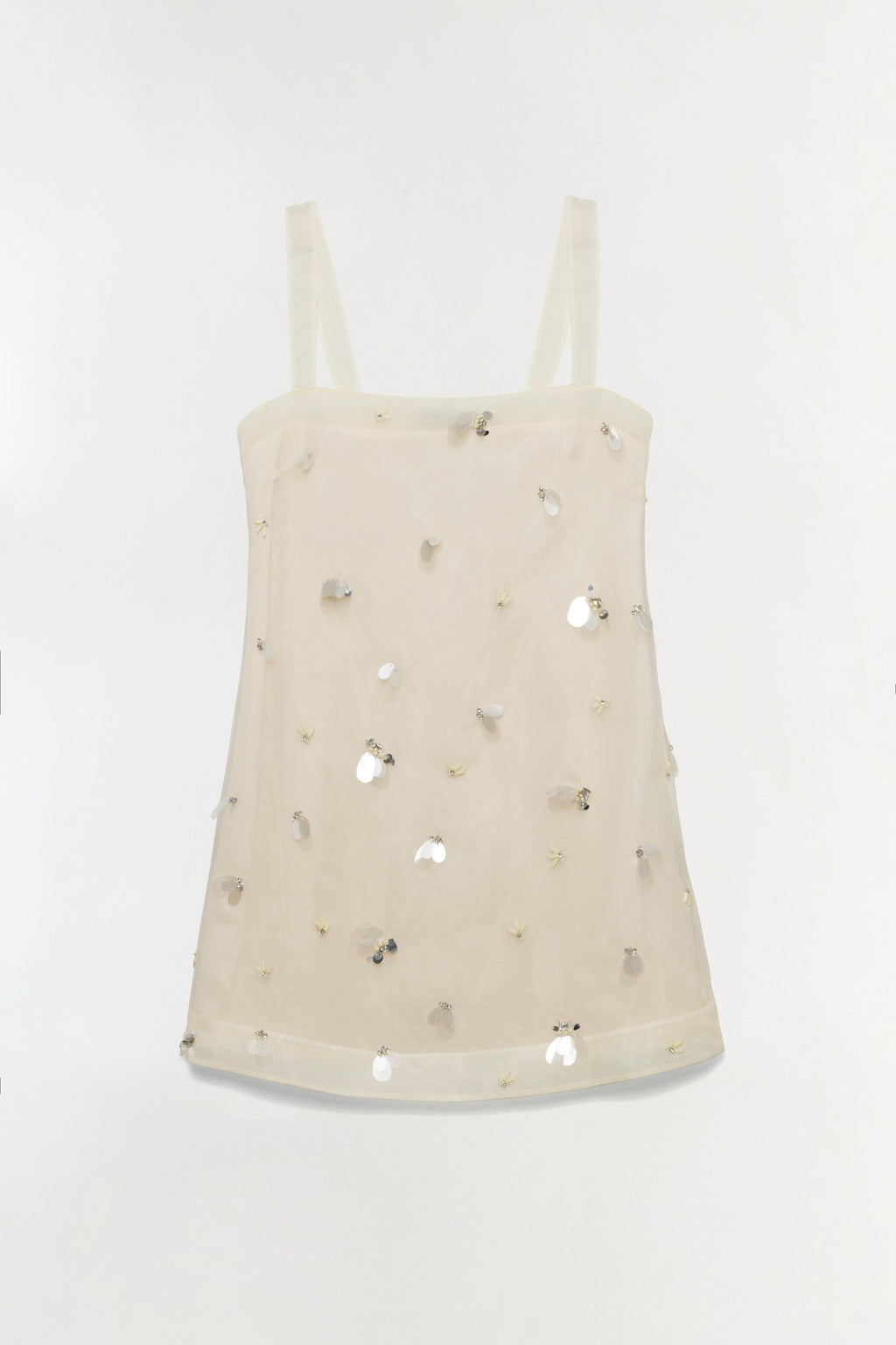 Sumi Embellished Organza Mini Dress