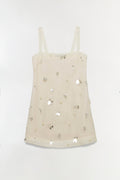 Sumi Embellished Organza Mini Dress