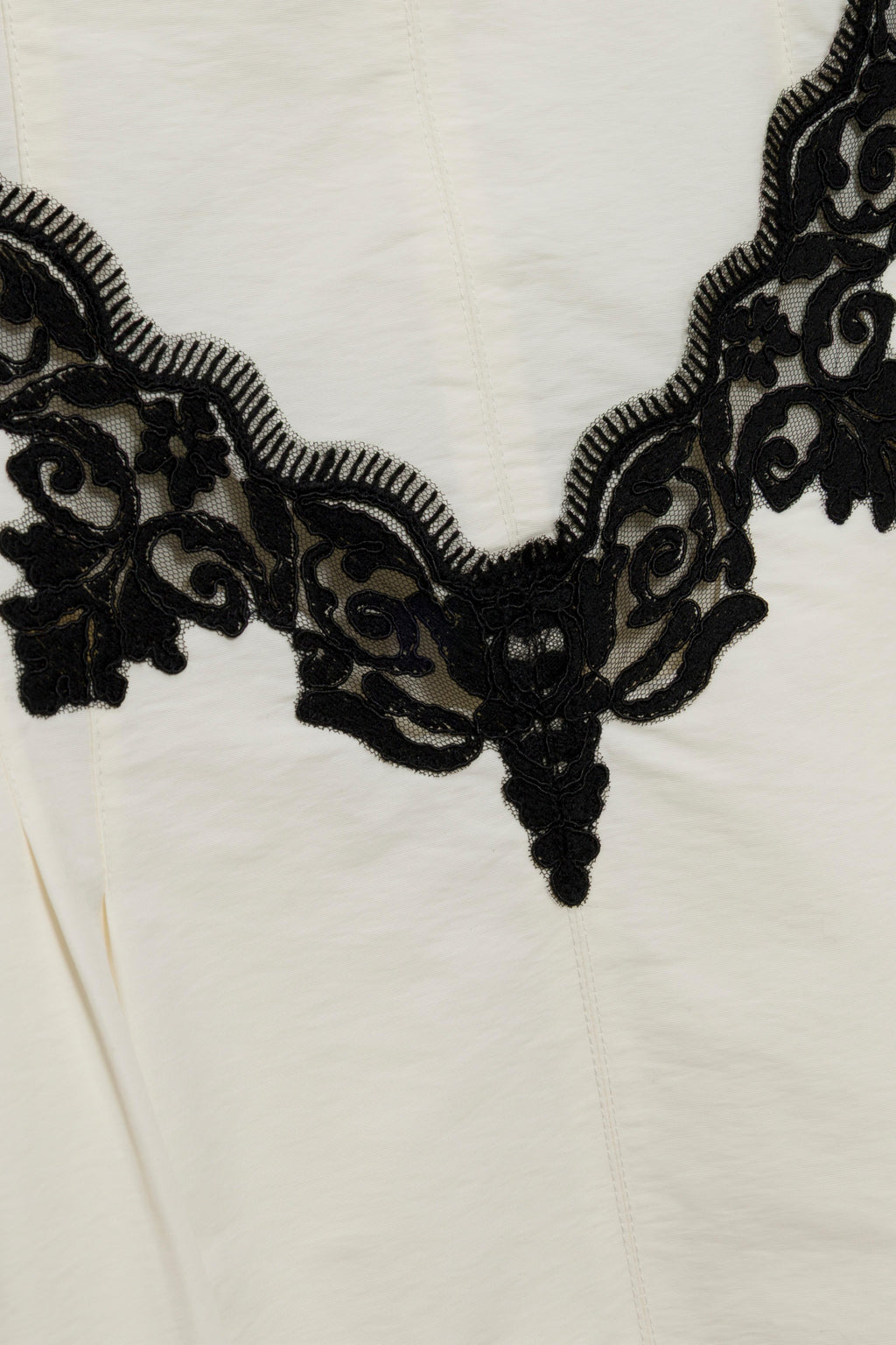 Minna Cotton Faille Lace Mini Dress
