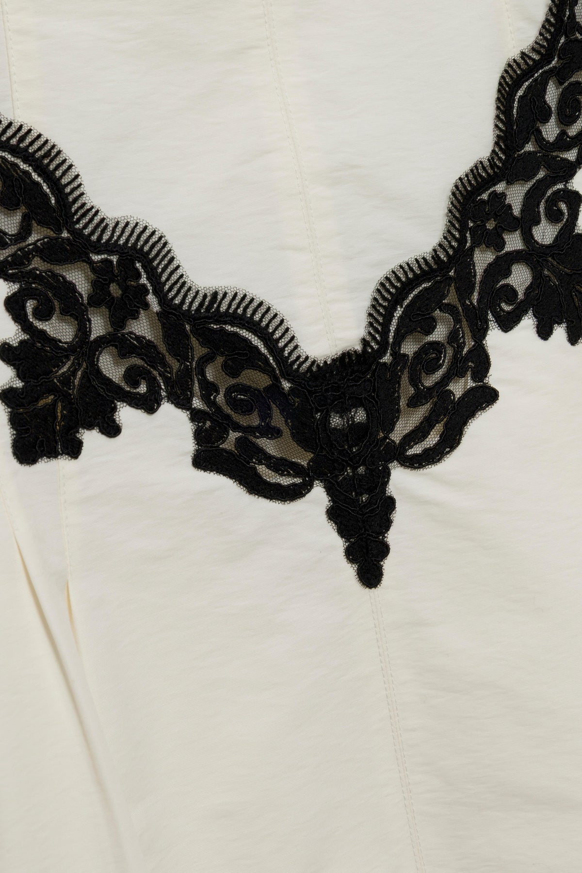 Minna Cotton Faille Lace Mini Dress