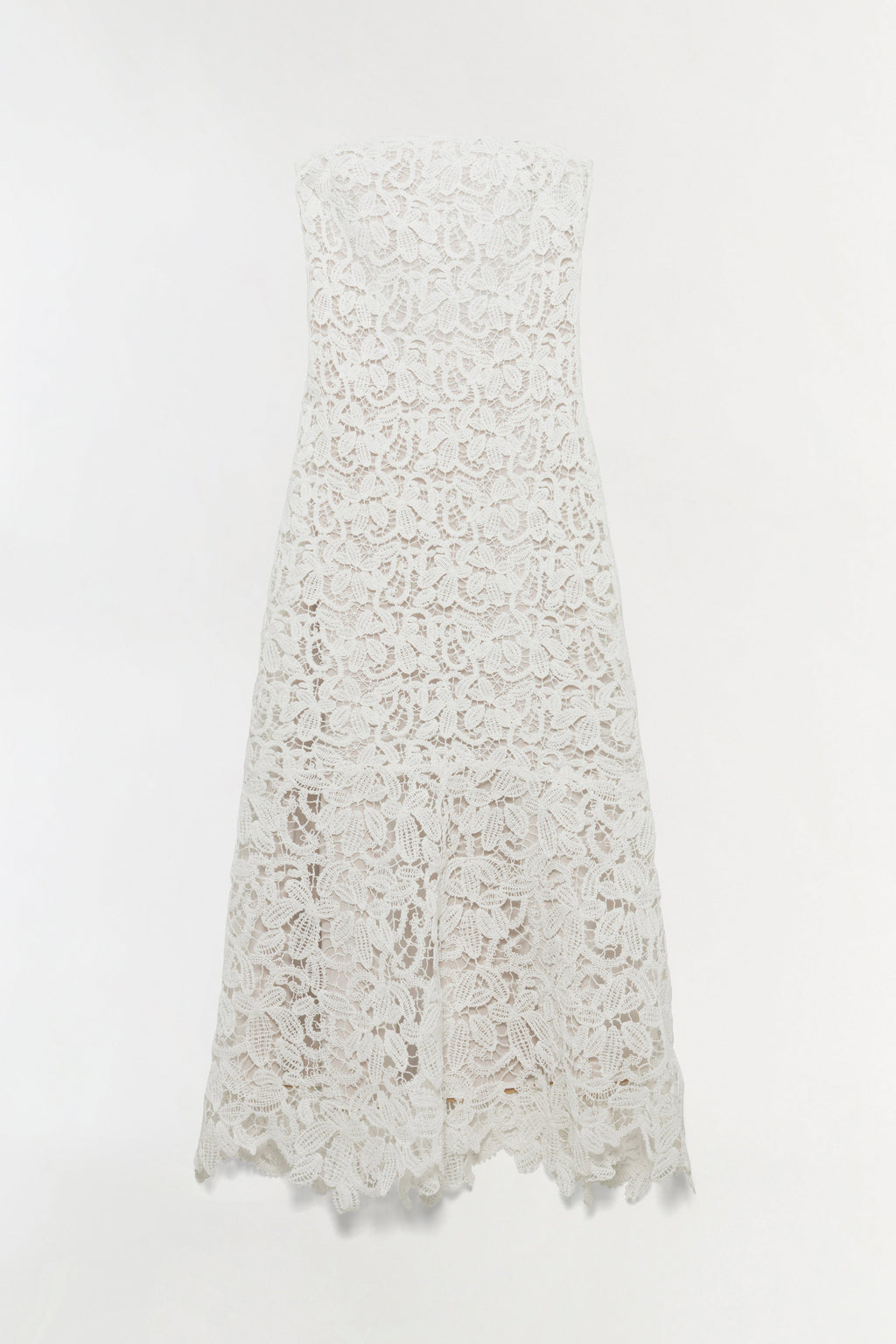 Sera Floral Raffia Bustier Midi Dress