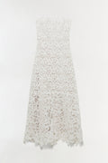 Sera Floral Raffia Bustier Midi Dress